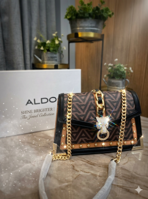 Ald_o womens coffee_Black with Dust Bag & box s8962