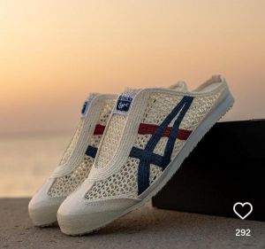 Tiger Mexico 66 Sabot Cream Mako Blue Womens fix