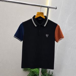 Fre_d Perry Black Premium Polo Neck Tshirt 556