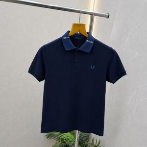 Fre_d Perry Navy Blue Premium Polo Neck Tshirt 556