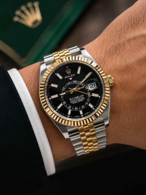 ROLE_X SKY DWELLER tow tone black Japan AAA