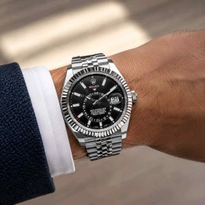 ROLE_X SKY DWELLER silver black Japan AAA