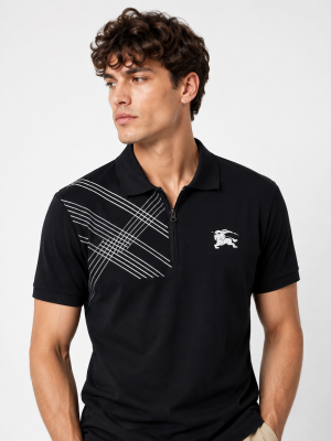 BURBERR-Y PREMIUM POLO TSHIRT PREMIUM QUALITY 