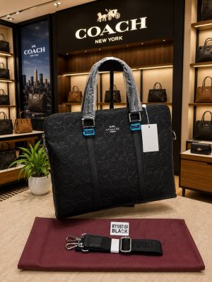 Coac h premium quality Laptop Bag With Long Strap & Dustbag Etc model 636