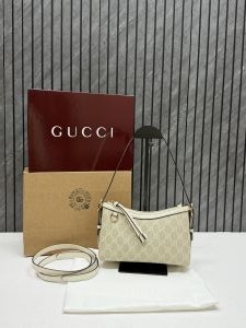 Guccii GG Emblem Small Shoulder Bag With Original Double Box DustCover & LongBelt