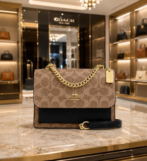 Coachh Klare Crossbody in Signature Canvas Bag With Box Dustbag Card