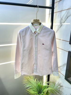 Lacost e Lining Maroon Premium Oxford Lycra Shirt F5037-MA