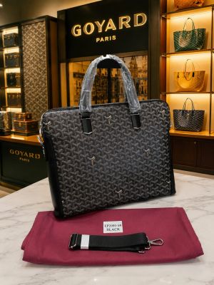 Goyar d Paris Premium Quality Laptop Bag With Long Strap Dustbag Etc model 624