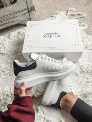 Alexander McQueen White Sneakers Premium Quality With Og Box And All Accesories