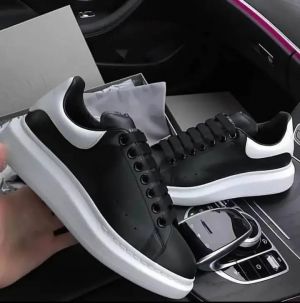 Alexander McQueen  Black-White Sneakers Premium Quality With Og Box And All Accesories