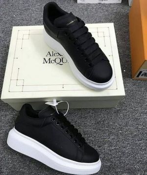 Alexander McQueen  Black  Sneakers Premium Quality With Og Box And All Accesories