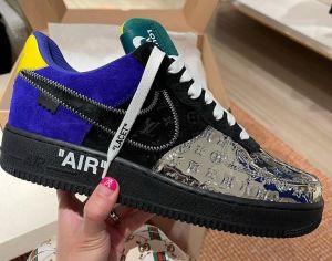 Loui.s Vuitton x Air Force 1 Low by Virgil Abloh  UA Quality With Original Box