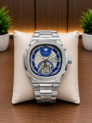 PATEK PHILIPP E SUN SILVER BLUE DIAL AT456