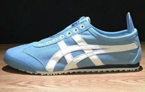 tiger mexico 66 slip on denim blue Womens fix
