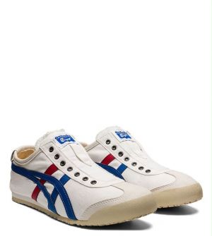 tiger mexico 66 slip on blue red Mens fix