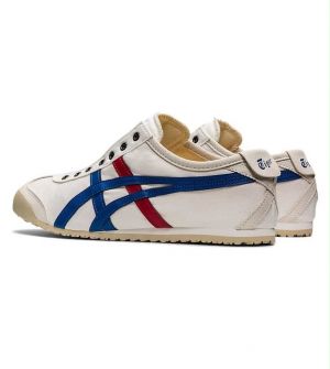 tiger mexico 66 slip on blue red Womens fix