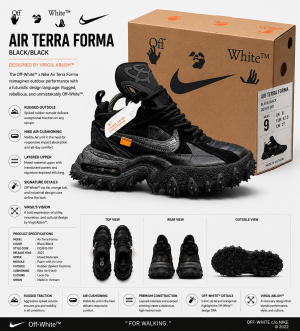 OFF - WHIT_E X NIK_E AIR TERRA FORMA