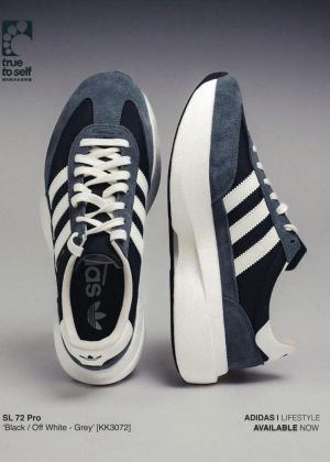 Adida s Sl 72 pro black  grey  off whit e