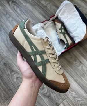 Tiger tokuten beige Grass green Mens fix