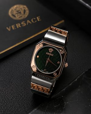 Versac e Two Tone Green Dial