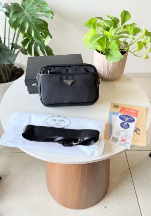 Pradda milano Unisex Crossbody Messenger Sling bag With Box Dustbag Etc 