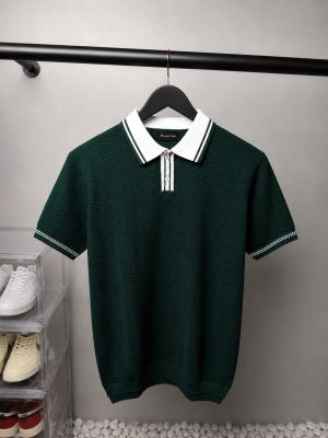Massim_o Dutt_i Premium Knit Polo T-Shirt 2622