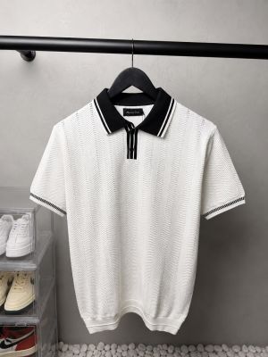 Massim_o Dutt_i Premium Knit Polo T-Shirt 2625