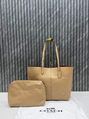 Coacchh Beige Apricot North Tote With DustCover & Pouch 8203 Beige Apricot