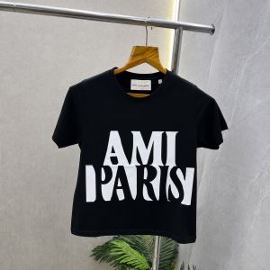 Am_i Paris Women Black Round Neck Tshirt 557
