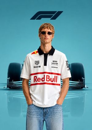 RED BULL EDITION BOSS IMPORTED STORE ARTICLE POLO T-SHIRT