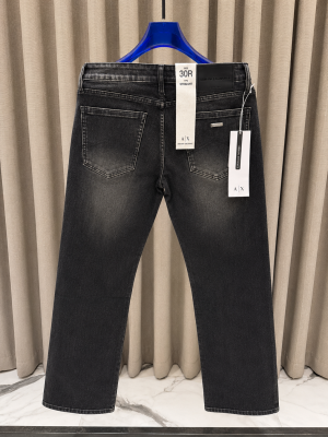 AX imported Primium Gray Black Denim jeans 