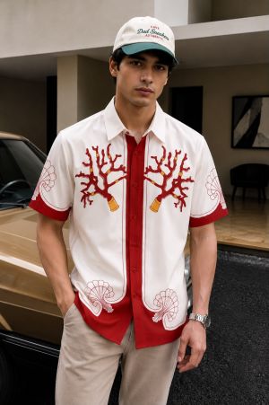 Casablanca Half Shirt Red
