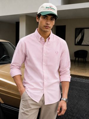 Fred_perry imported Shirt Pink 