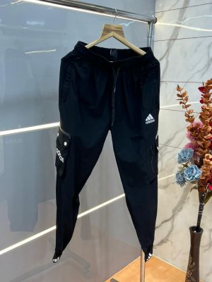 Adida Premium Logo Designer Fleece Fabric Imported Track 164
