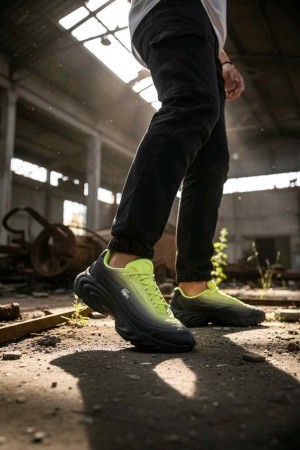lacostteee Spinor 225 Dark Green Light Green sneakers