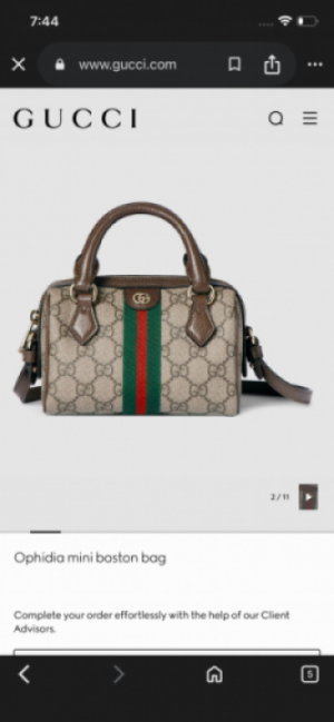 gucc ophidia boston bag without box 818