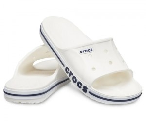 CROCS BAYABAND FLIPFLOPS WHITE