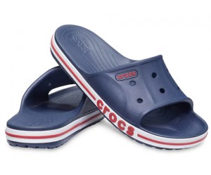 CROCS BAYABAND FLIPFLOPS BLUE RED