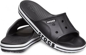 CROCS BAYABAND FLIPFLOPS BLACK