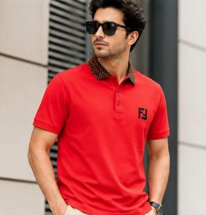 FEND RED PREMIUM IMPORTED COLLOR POLO