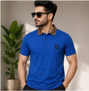FEND BLUE PREMIUM IMPORTED COLLOR POLO