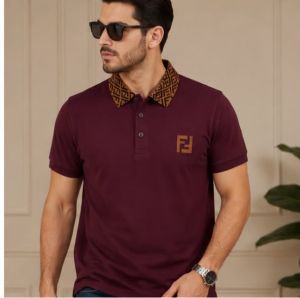 FEND MAROON PREMIUM IMPORTED COLLOR POLO