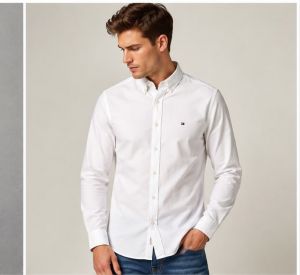 TOMMY HILFIG PREMIUM WHITE IMPORTED SHIRT