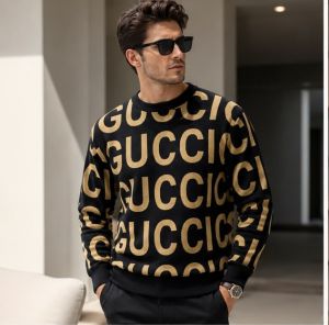 GUCC Black premium printed pullover