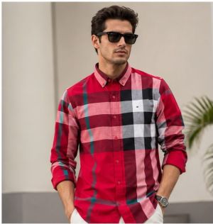 BURRBERY RED CHECQUES IMPORTED SHIRT