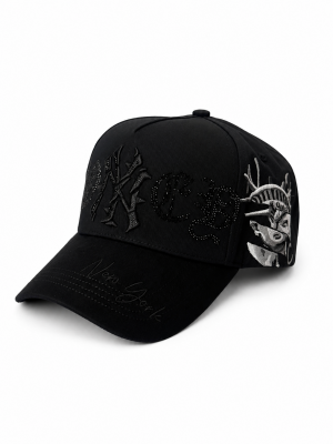 NY_Embroidary_Luxury_Caps_Full_Black