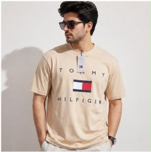 TOMMY HILFIG CREME PREMIUM TSHIRT 