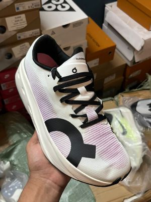 On CloudBoom Volt White Purple Running 