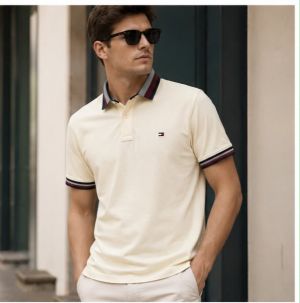TOMMY HILFIG PREMIUM CREME PREMIUM POLO