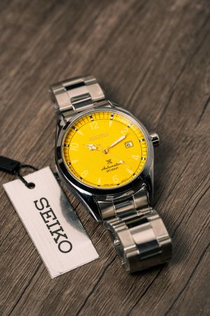 Seik o Alpinist Yellow Automatic Premium